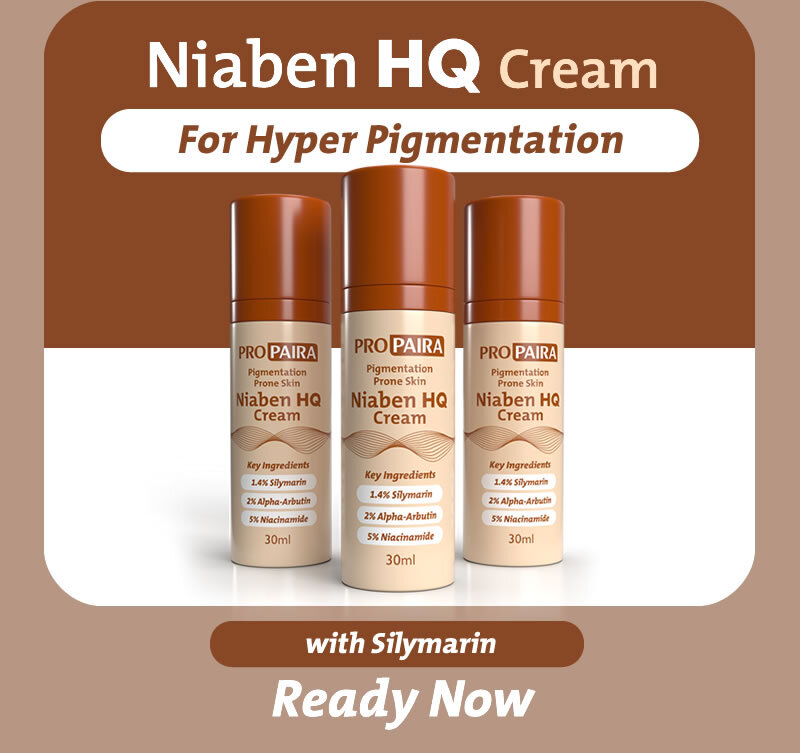 NiabenHQ Cream for Hyperpigmentation - with Silymarin