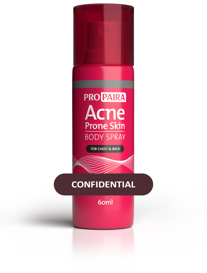 Acne Spray bottle pipeline