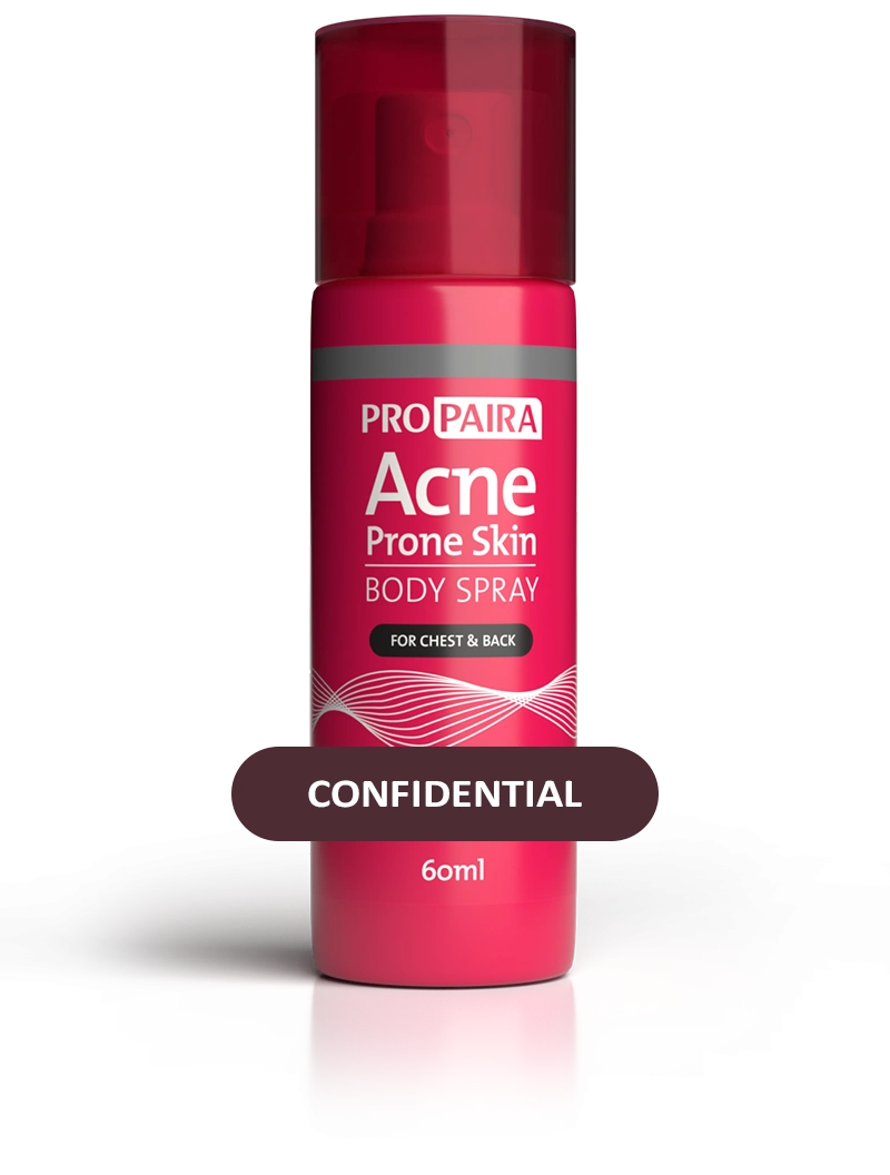 Acne Spray bottle pipeline