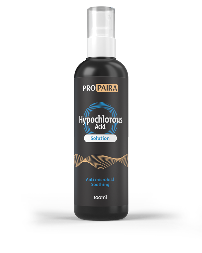Hypochlorous acid solution in the pipeline