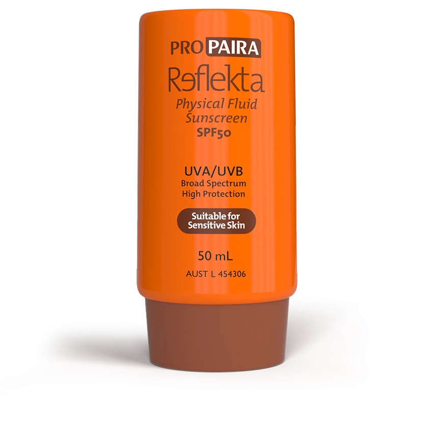 Reflekta Physical Fluid Sunscreen SPF50 (Mineral Sunscreen)