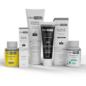 Propaira Hair Loss Shampoo 100ml, Conditioner 200ml, Serum 30ml, Hair Styling Cream 100ml, 60 Hair Revitalising Capsules & 120 Hair Booster Plus Capsules for fuller and thicker hair Propaira Hair Loss Shampoo 100ml, Conditioner 200ml, Serum 30ml, Hair Styling Cream 100ml, 60 Hair Revitalising Capsules & 120 Hair Booster Plus Capsules for fuller and thicker hair
