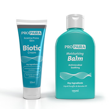 Biotic Cream 50ml & Moisturising Balm 175ml for Eczema 