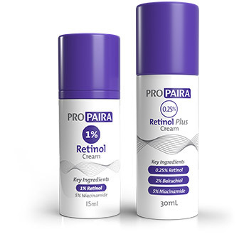 Retinol 1% Cream 15ml (Extra Strength) & Retinol Plus Cream 30ml (Entry Level)