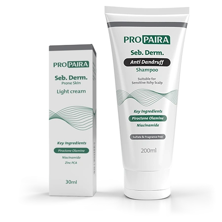 Anti Dandruff Seb. Derm. Shampoo 200ml & Light Cream 30ml