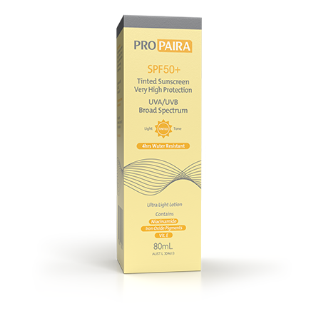 Propaira SPF50+ Tinted Sunscreen 80ml